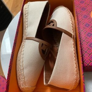 Tory Burch Espadrille Tan Size 9 New